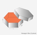 Hexagon Box (2 piece)